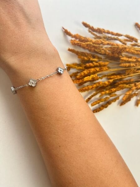 Çelik Bileklik | 316L Paslanmaz Çelik | Silver Renk | Suya Dayanıklı