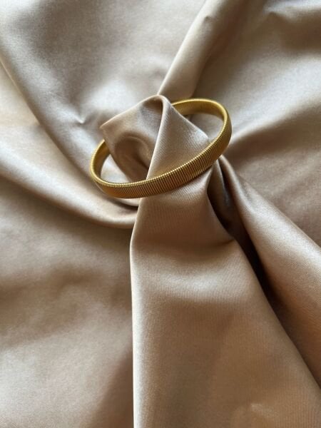 Çelik Kelepçe | 316L Paslanmaz Çelik | Gold Renk | Suya Dayanıklı