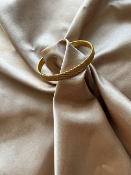 Çelik Kelepçe | 316L Paslanmaz Çelik | Gold Renk | Suya Dayanıklı