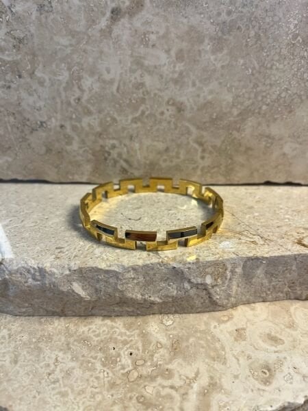 Çelik Kelepçe | 316L Paslanmaz Çelik | Gold Renk | Suya Dayanıklı