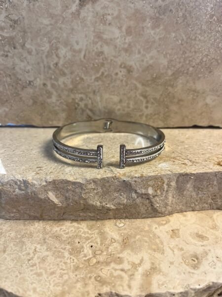 Çelik Kelepçe | 316L Paslanmaz Çelik | Gold/Silver Renk | Suya Dayanıklı