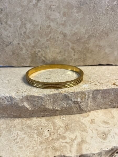 Çelik Kelepçe | 316L Paslanmaz Çelik | Gold Renk | Suya Dayanıklı