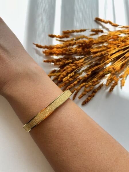 Çelik Kelepçe | 316L Paslanmaz Çelik | Gold Renk | Suya Dayanıklı