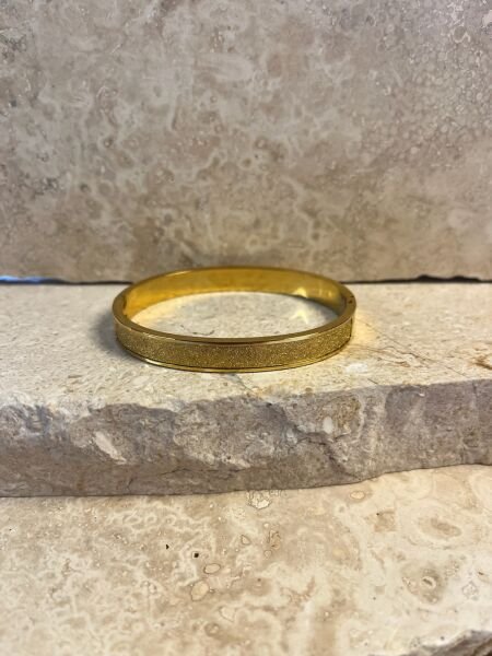 Çelik Kelepçe | 316L Paslanmaz Çelik | Gold Renk | Suya Dayanıklı