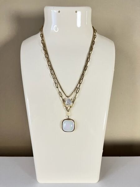 Çelik Kolye | 316L Paslanmaz Çelik | Gold Renk | Suya Dayanıklı