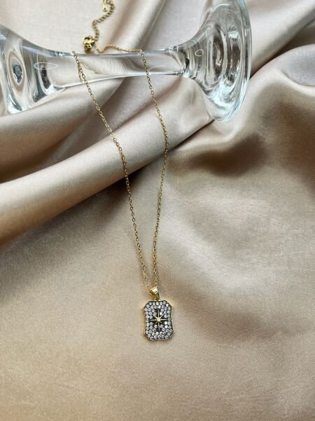 Çelik Kolye | 316L Paslanmaz Çelik | Gold/Silver Renk | Suya Dayanıklı