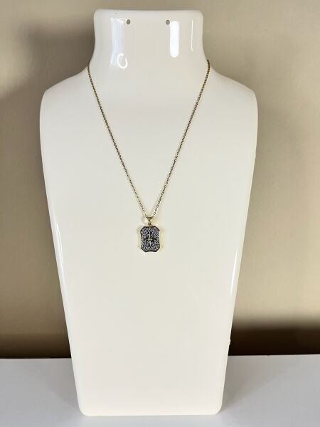 Çelik Kolye | 316L Paslanmaz Çelik | Gold/Silver Renk | Suya Dayanıklı Gold