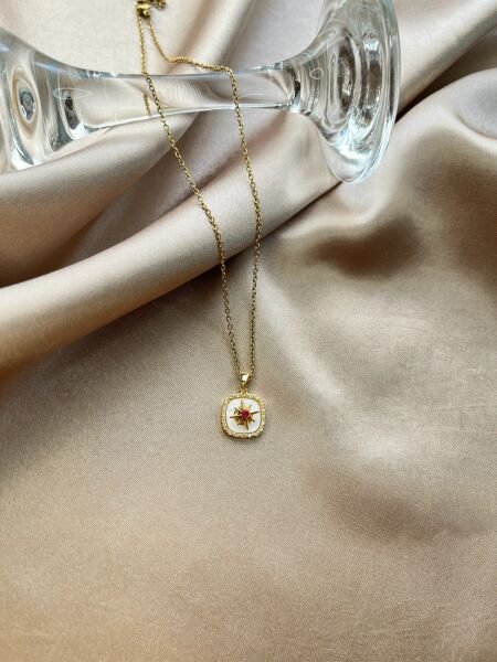 Çelik Kolye | 316L Paslanmaz Çelik | Gold/Silver Renk | Suya Dayanıklı