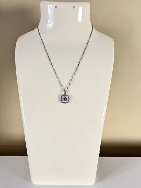 Çelik Kolye | 316L Paslanmaz Çelik | Gold/Silver Renk | Suya Dayanıklı Silver