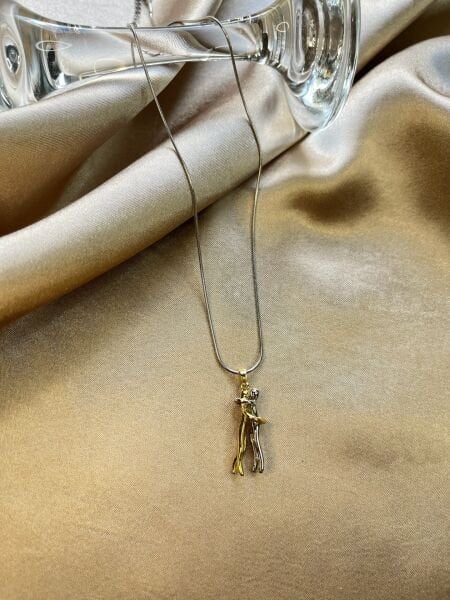 Çelik Kolye | 316L Paslanmaz Çelik | Gold/Silver Renk | Suya Dayanıklı