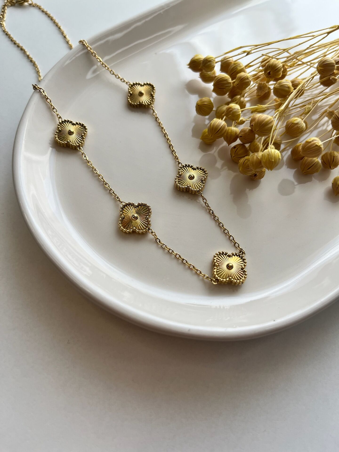 Çelik Kolye | 316L Paslanmaz Çelik | Gold/Silver Renk | Suya Dayanıklı