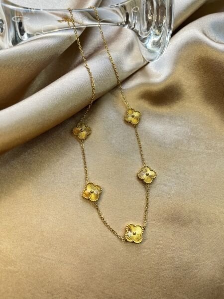 Çelik Kolye | 316L Paslanmaz Çelik | Gold/Silver Renk | Suya Dayanıklı