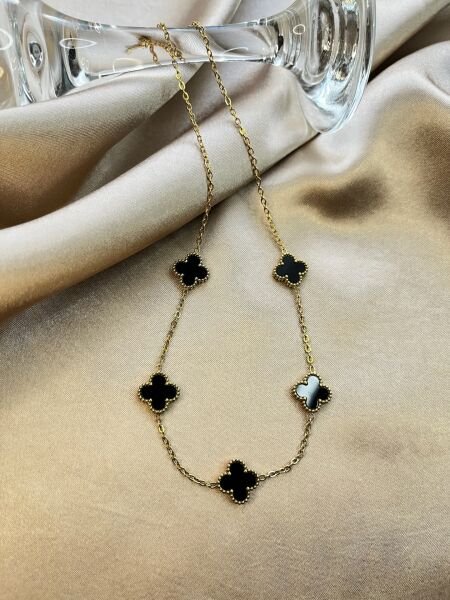 Çelik Kolye | 316L Paslanmaz Çelik | Gold Renk | Suya Dayanıklı