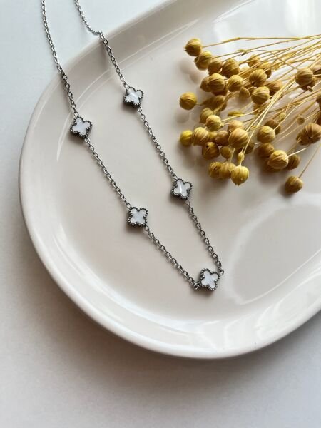 Çelik Kolye | 316L Paslanmaz Çelik | Silver Renk | Suya Dayanıklı