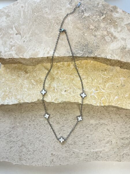 Çelik Kolye | 316L Paslanmaz Çelik | Silver Renk | Suya Dayanıklı