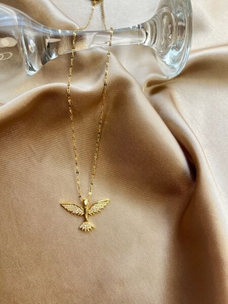 Çelik Kolye | 316L Paslanmaz Çelik | Gold/Silver Renk | Suya Dayanıklı