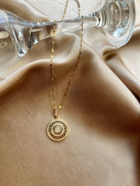 Çelik Kolye | 316L Paslanmaz Çelik | Gold/Silver Renk | Suya Dayanıklı