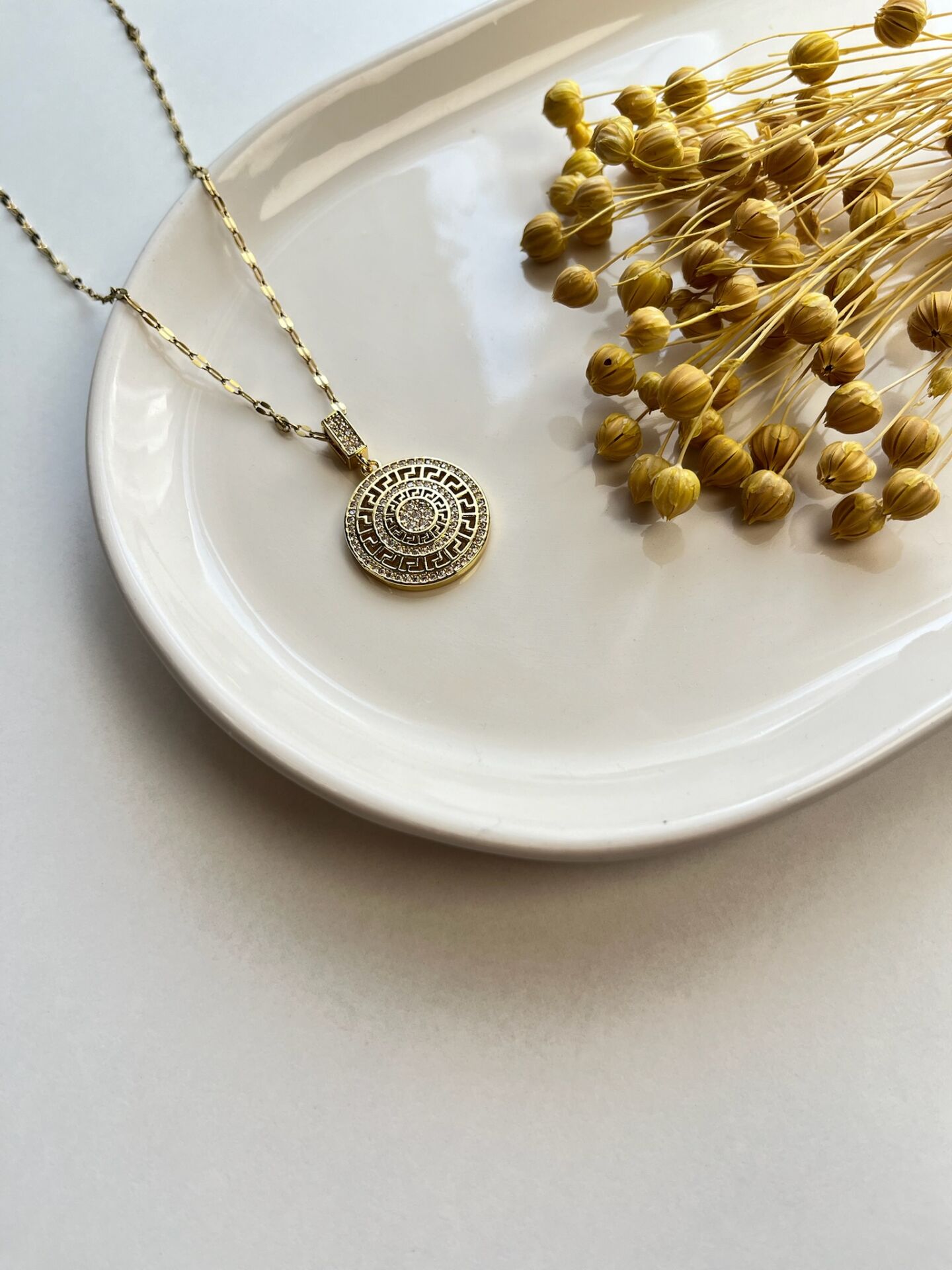 Çelik Kolye | 316L Paslanmaz Çelik | Gold/Silver Renk | Suya Dayanıklı