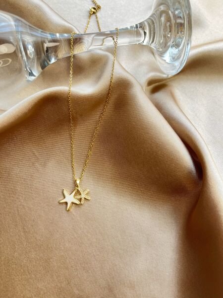 Çelik Kolye | 316L Paslanmaz Çelik | Gold/Silver Renk | Suya Dayanıklı