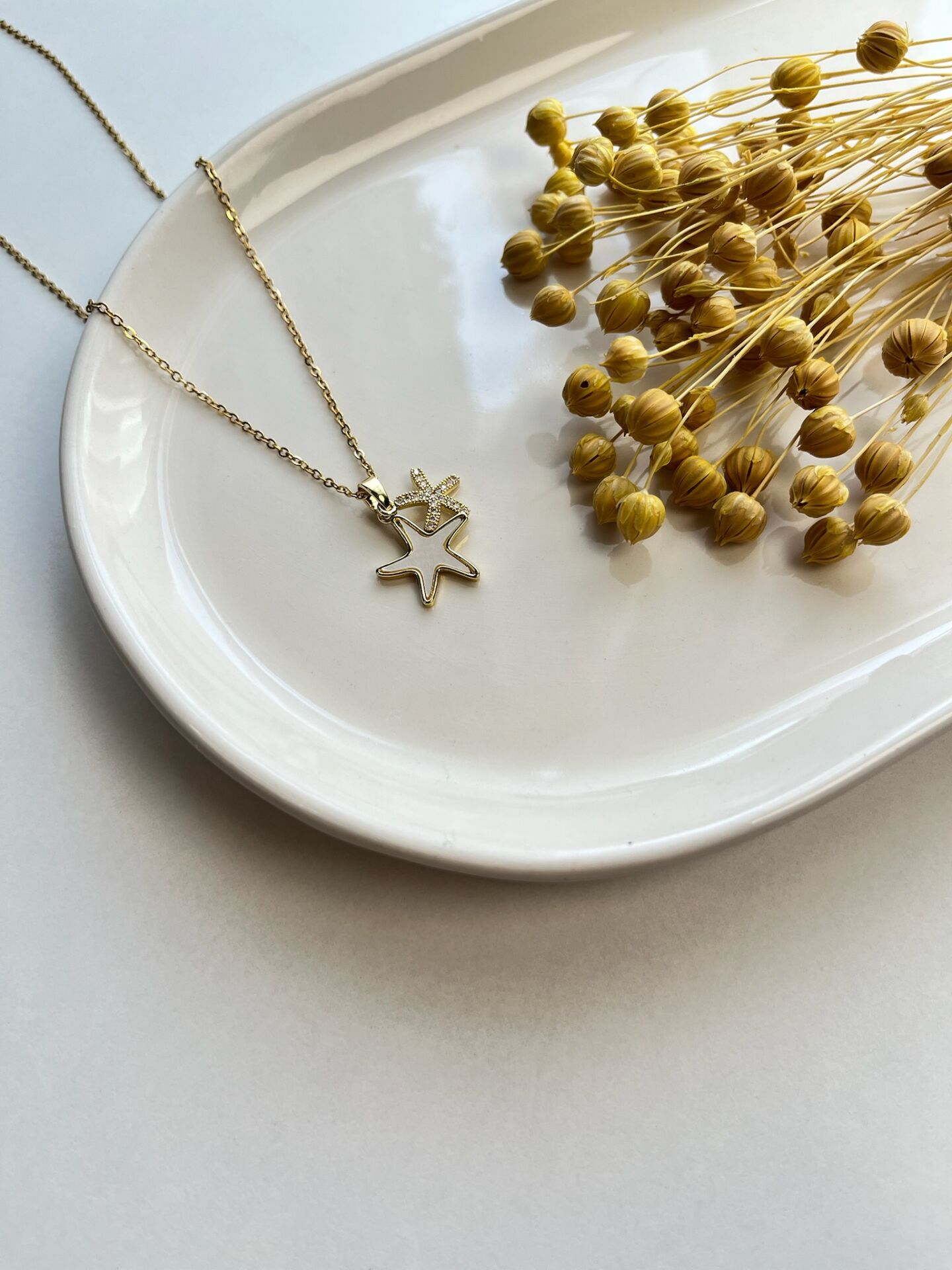 Çelik Kolye | 316L Paslanmaz Çelik | Gold/Silver Renk | Suya Dayanıklı