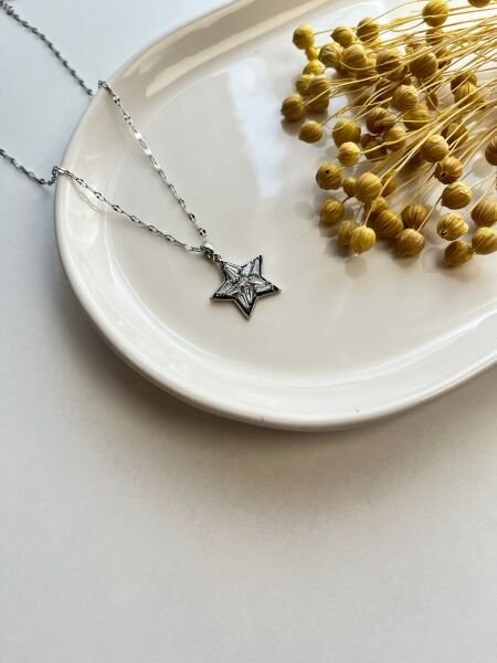 Çelik Kolye | 316L Paslanmaz Çelik | Gold/Silver Renk | Suya Dayanıklı