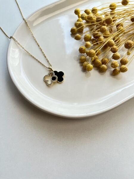 Çelik Kolye | 316L Paslanmaz Çelik | Gold/Silver Renk | Suya Dayanıklı