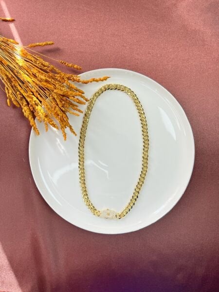 Premium Altın Kaplama Monaco Chain Kolye | VIP Özel Seri | Xuping Tarzı Işıltı | Gold Renk