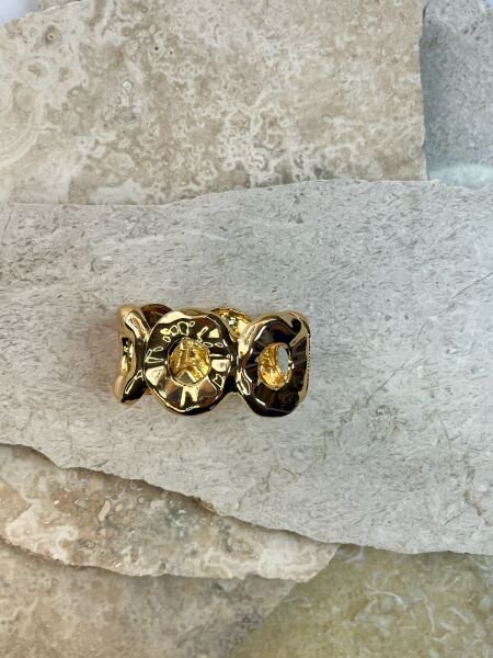 Premium Kelepçe | VIP Özel Seri | Xuping Tarzı Işıltı | Gold/Silver Renk Gold