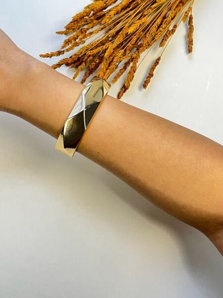 Premium Altın Kaplama Kelepçe | VIP Özel Seri | Xuping Tarzı Işıltı | Gold Renk