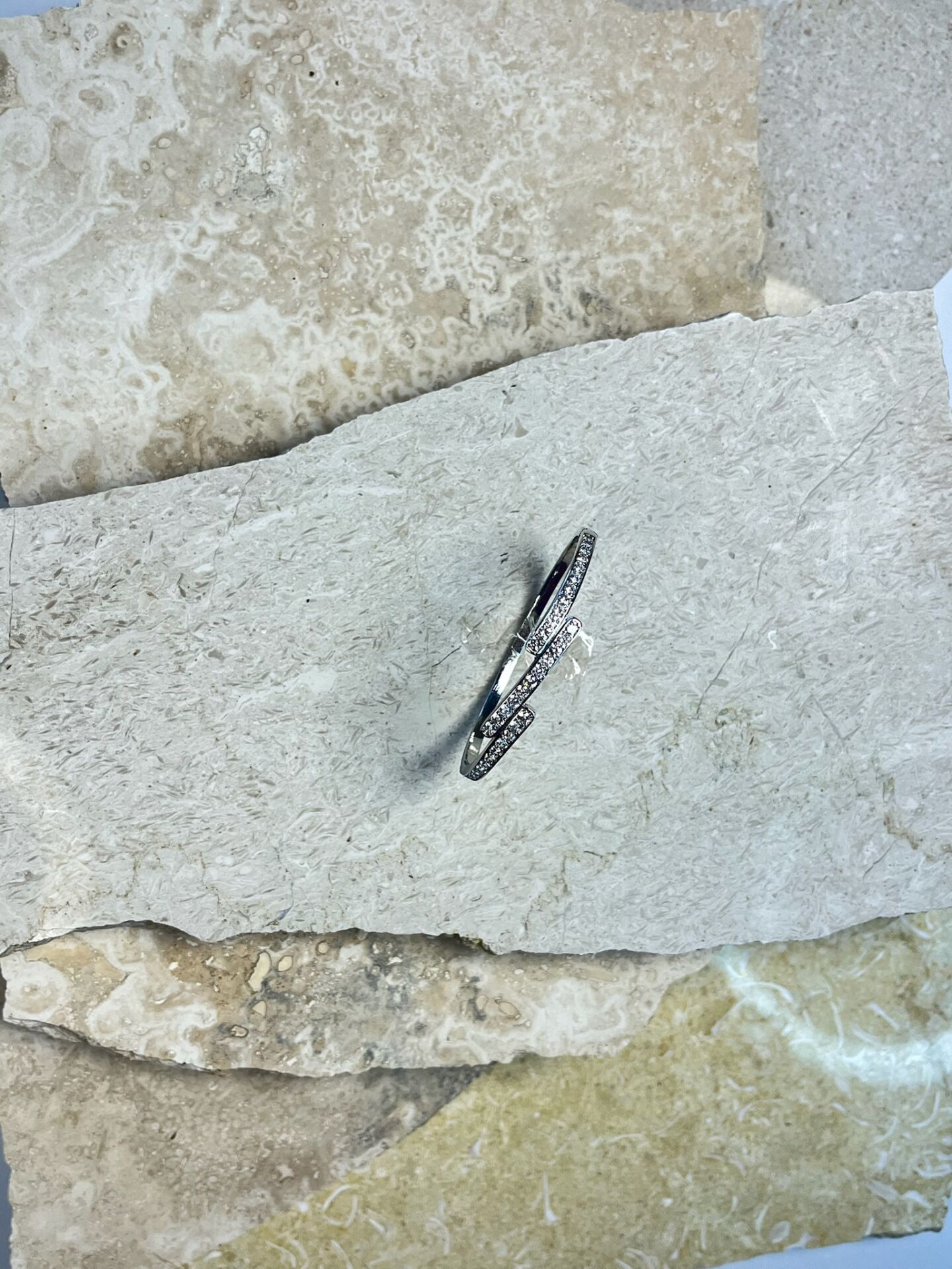 Premium Kelepçe | VIP Özel Seri | Xuping Tarzı Işıltı | Silver Renk