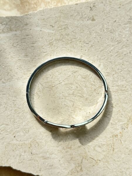 Premium Kelepçe | VIP Özel Seri | Xuping Tarzı Işıltı | Silver Renk