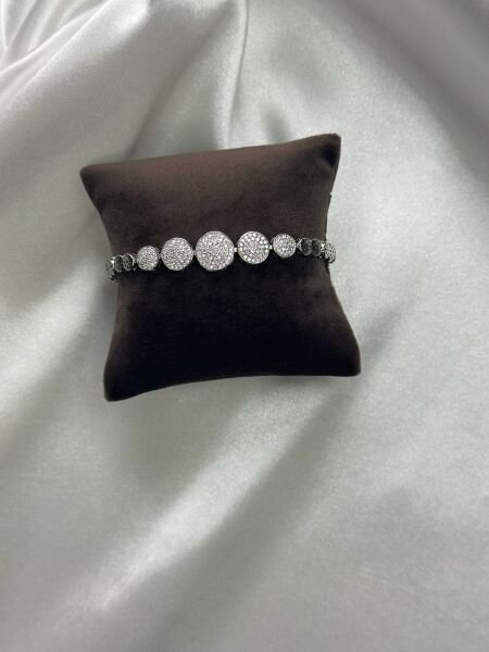 Premium Bileklik | VIP Özel Seri | Xuping Tarzı Işıltı | Silver Renk