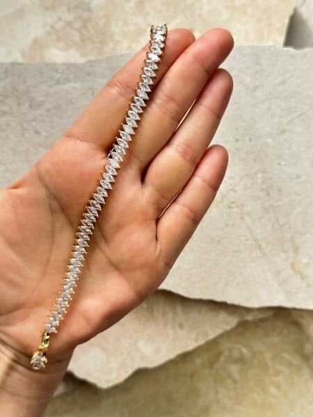 Premium Altın Kaplama Bileklik | VIP Özel Seri | Xuping Tarzı Işıltı | Gold Renk