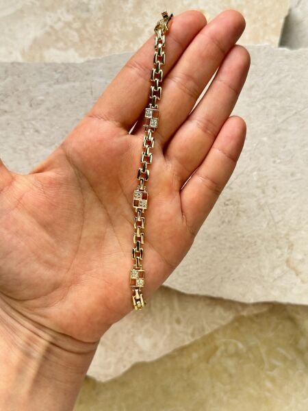 Premium Altın Kaplama Bileklik | VIP Özel Seri | Xuping Tarzı Işıltı | Gold Renk