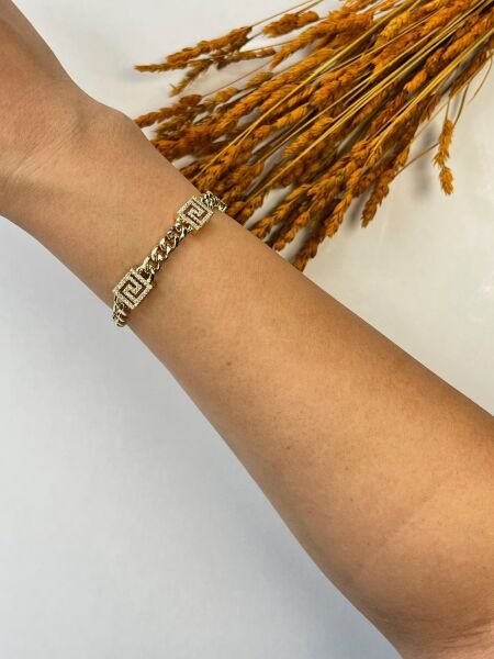 Premium Altın Kaplama Bileklik | VIP Özel Seri | Xuping Tarzı Işıltı | Gold Renk