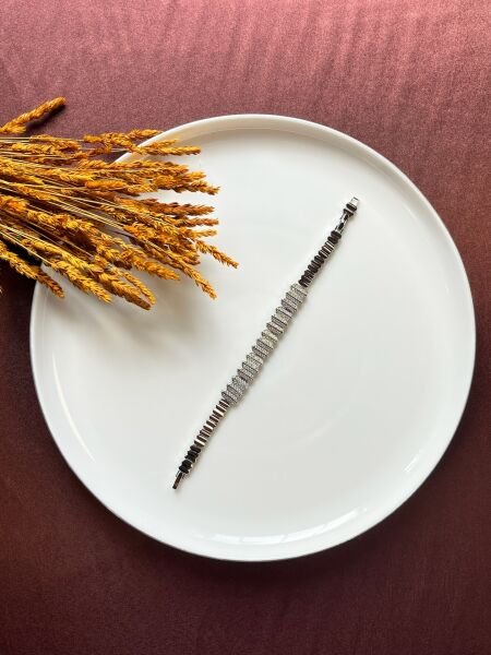 Premium Bileklik | VIP Özel Seri | Xuping Tarzı Işıltı | Silver Renk