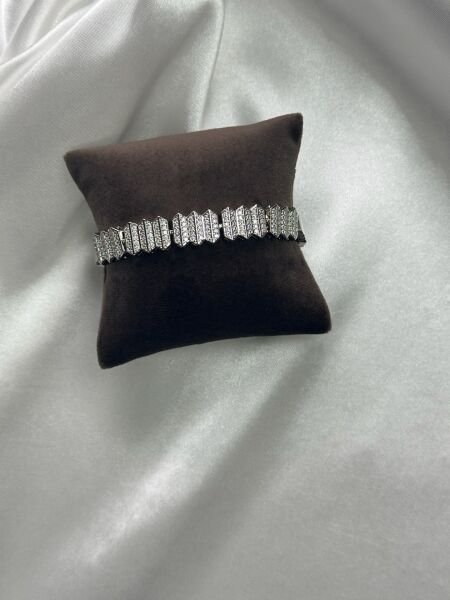 Premium Bileklik | VIP Özel Seri | Xuping Tarzı Işıltı | Silver Renk