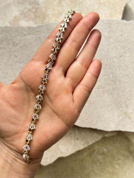 Premium Altın Kaplama Bileklik | VIP Özel Seri | Xuping Tarzı Işıltı | Gold Renk