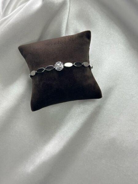 Premium Bileklik | VIP Özel Seri | Xuping Tarzı Işıltı | Silver Renk