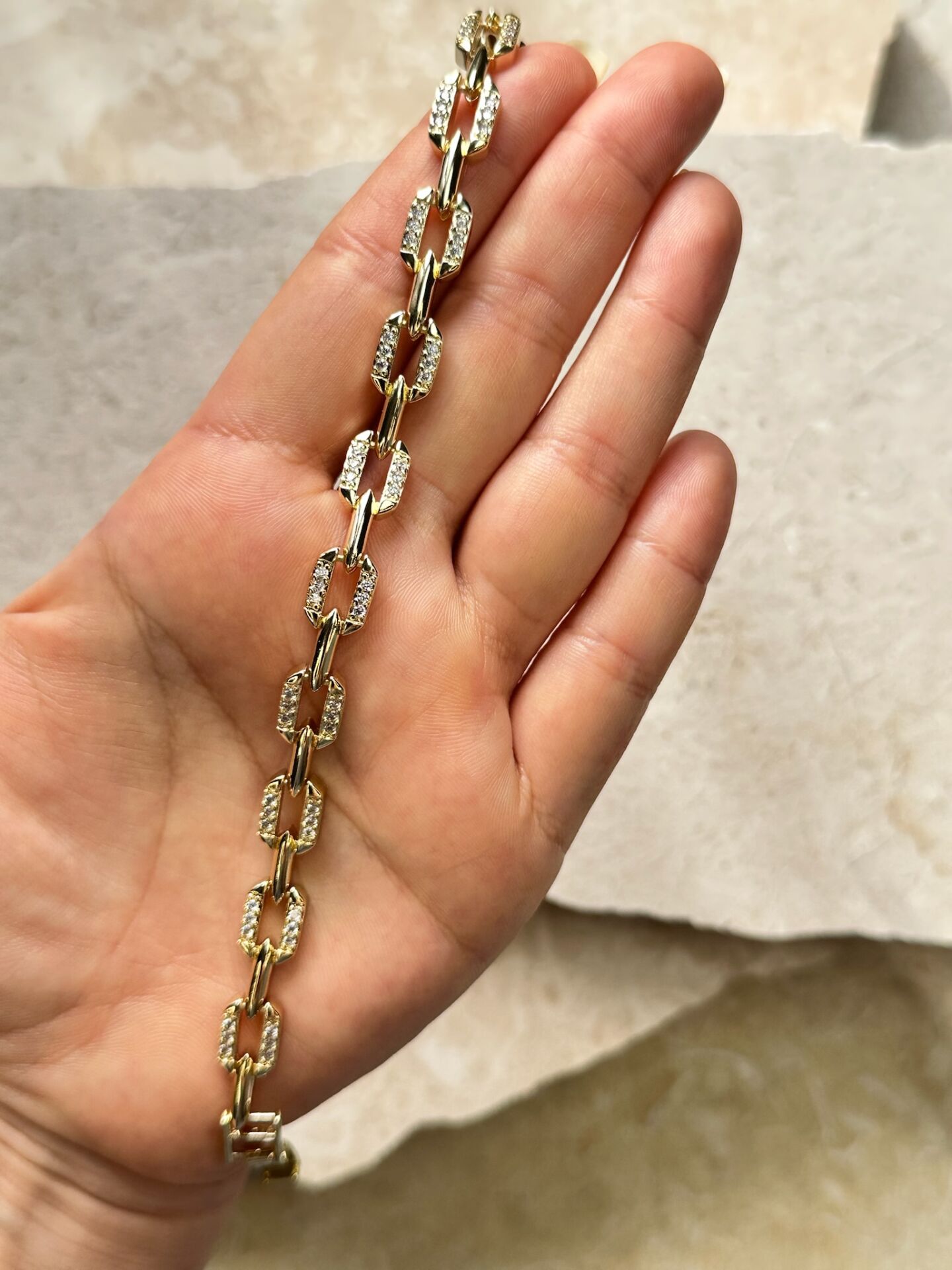 Premium Altın Kaplama Bileklik | VIP Özel Seri | Xuping Tarzı Işıltı | Gold Renk