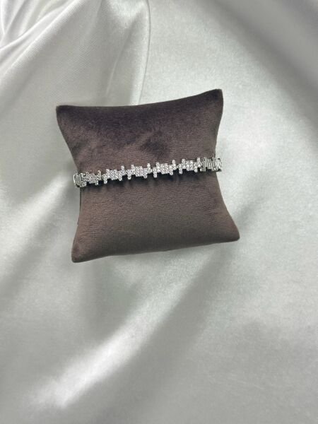 Premium Bileklik | VIP Özel Seri | Xuping Tarzı Işıltı | Silver Renk