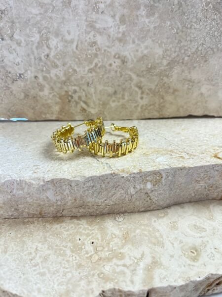 Premium Altın Kaplama Küpe | VIP Özel Seri | Xuping Tarzı Işıltı Gold