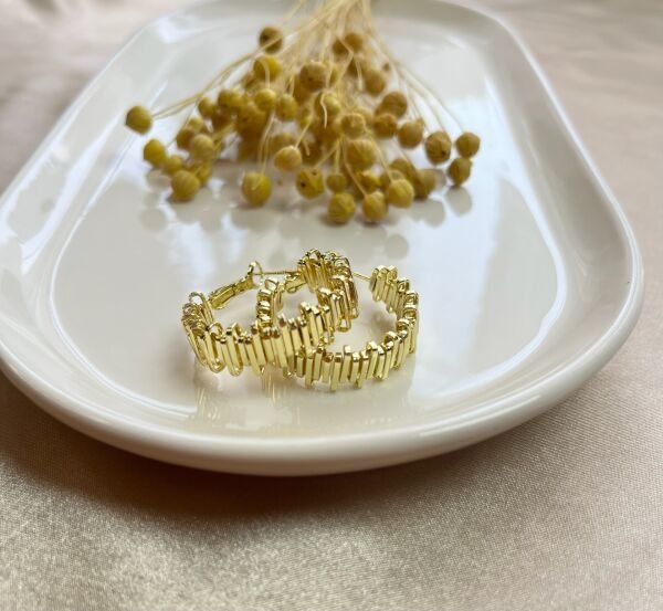 Premium Altın Kaplama Küpe | VIP Özel Seri | Xuping Tarzı Işıltı Gold