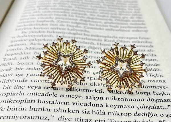 Premium Altın Kaplama Küpe | VIP Özel Seri | Xuping Tarzı Işıltı | Gold Renk