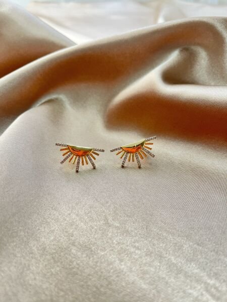 Premium Altın Kaplama Küpe | VIP Özel Seri | Xuping Tarzı Işıltı | Gold Renk