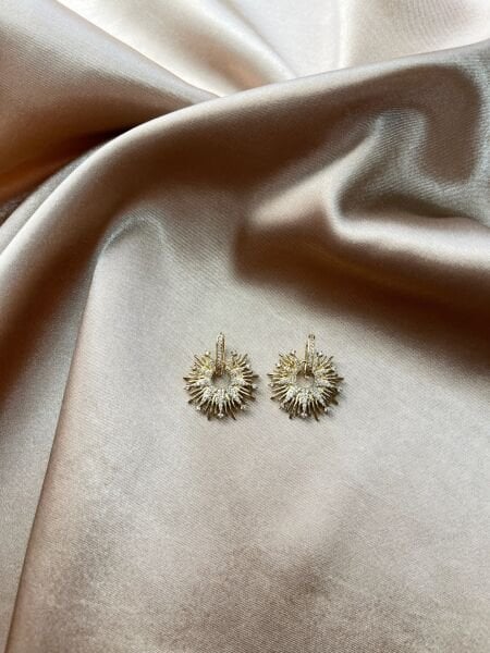 Premium Altın Kaplama Küpe | VIP Özel Seri | Xuping Tarzı Işıltı | Gold Renk