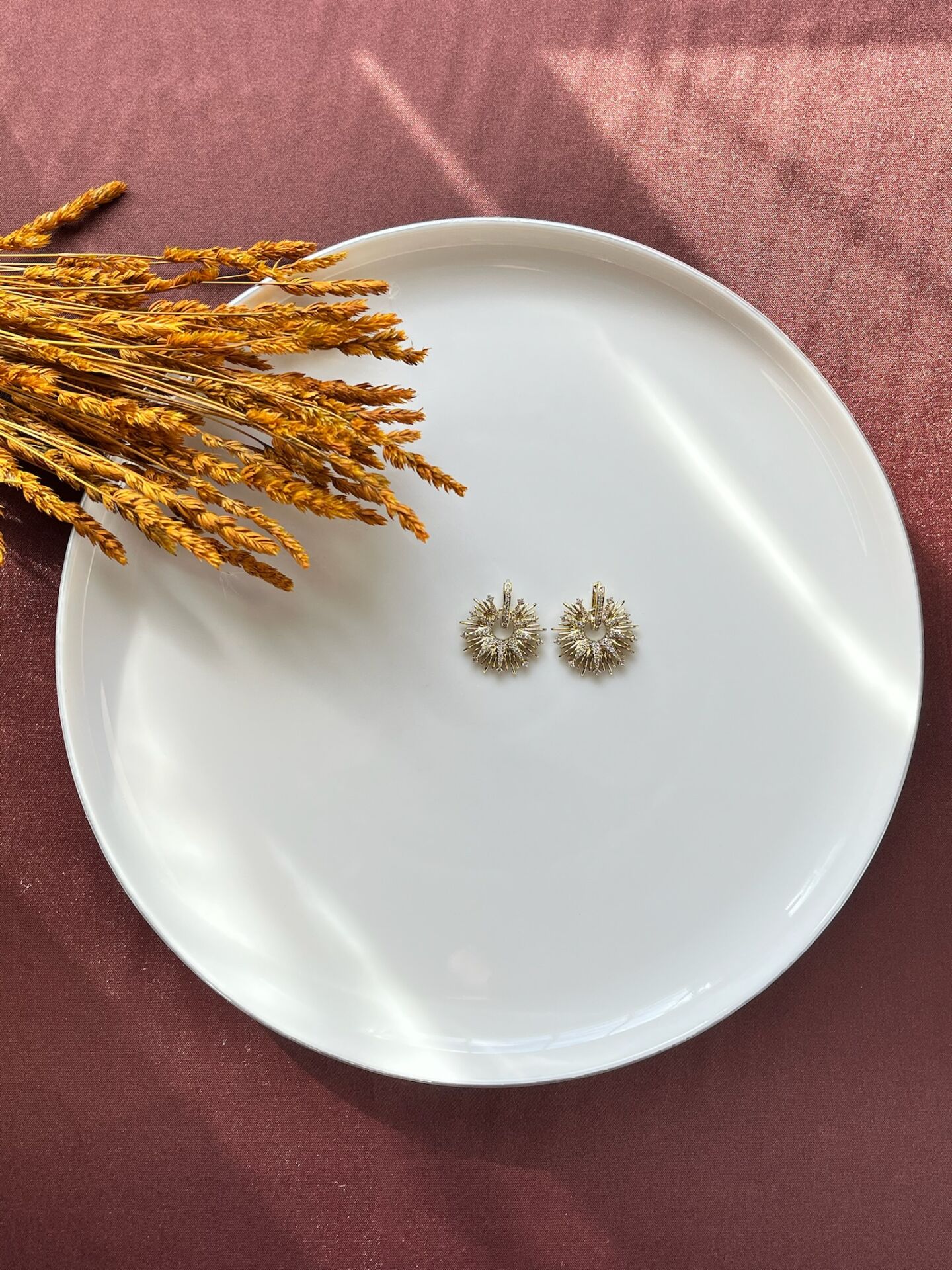 Premium Altın Kaplama Küpe | VIP Özel Seri | Xuping Tarzı Işıltı | Gold Renk