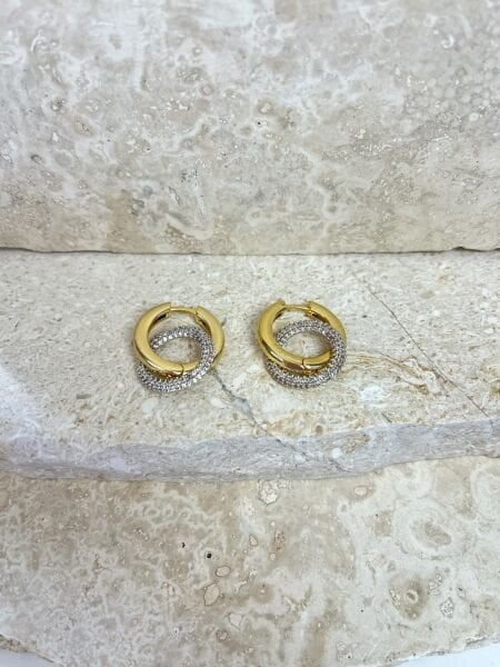 Premium Altın Kaplama Küpe | VIP Özel Seri | Xuping Tarzı Işıltı | Gold-Silver Renk