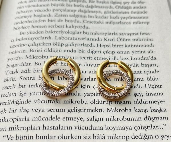 Premium Altın Kaplama Küpe | VIP Özel Seri | Xuping Tarzı Işıltı | Gold-Silver Renk