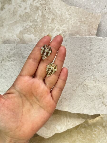 Premium Altın Kaplama Küpe | VIP Özel Seri | Xuping Tarzı Işıltı | Gold Renk